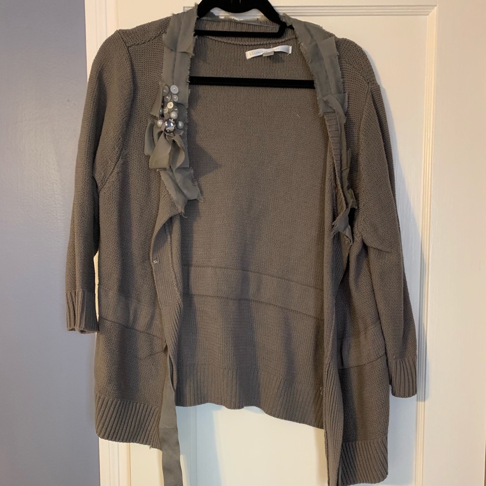 LC Lauren Conrad Cardigan with sequin retailing